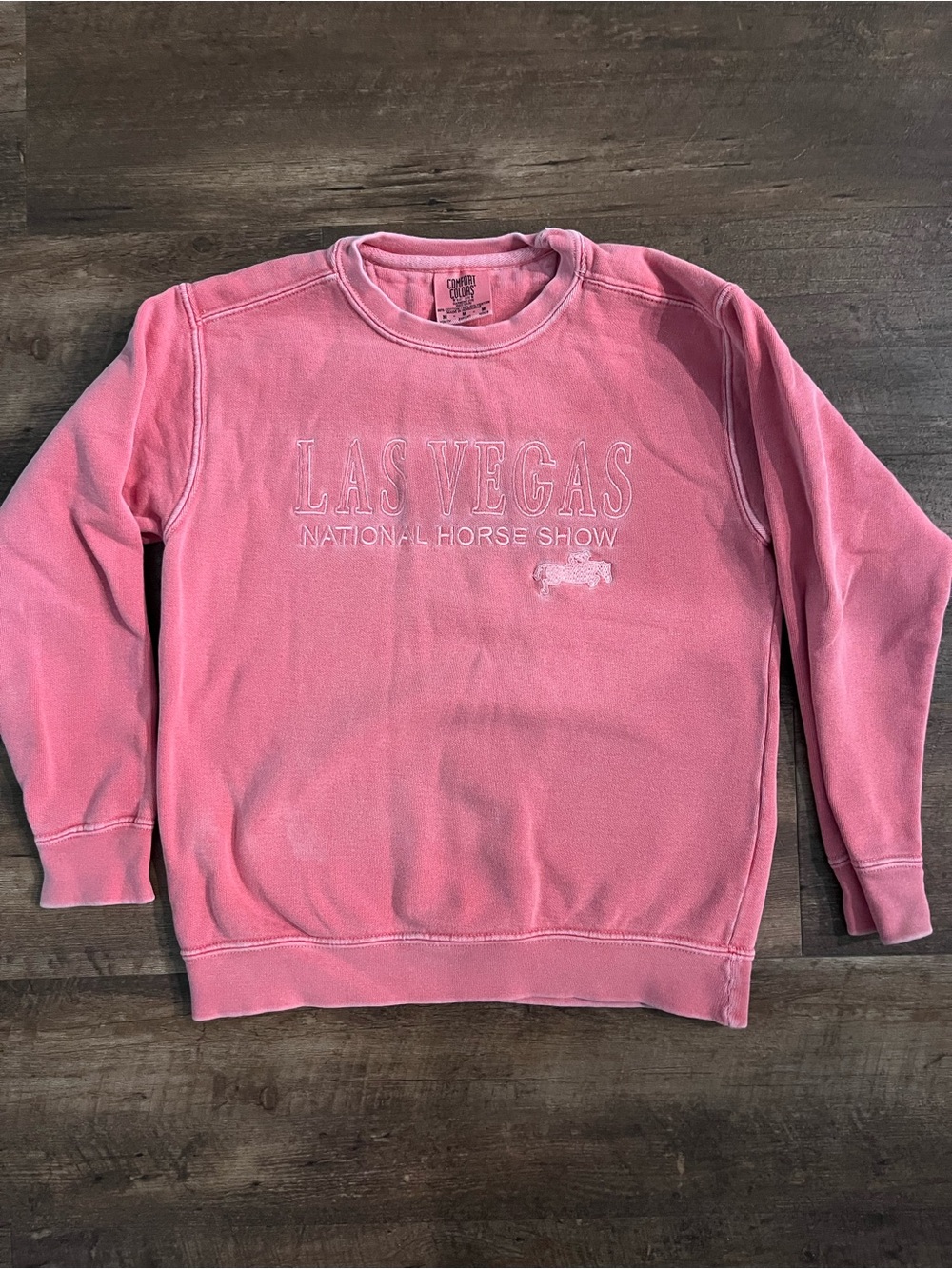 Comfort Colors Pink Las Vegas Crewneck Sweatshirt